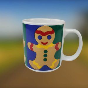 Holiday Gingerbread Man Ceramics QVC Mug.